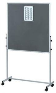 grey rental combination mobile notice boards